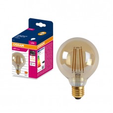 Лампа светодиодная VALUE GL8050 7W/824 E27 FIL Золотая 650lm OSRAM