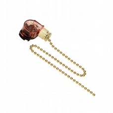 323177/WC-1K/z Intrerupator Bra cu lantisor auriu 3A 