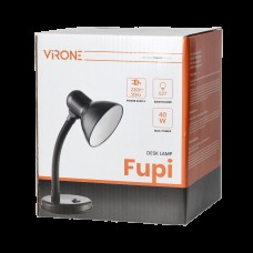 814877/DL-4/B Настольная лампа FUPI  1xE27 макс.40W черная 