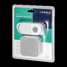 844829/OR-DB-KA-170/W Gong fara fir ATEL  AC wireless, 150m, alb, clap.IP55 