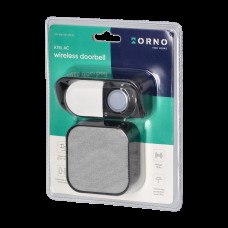 844850/OR-DB-KA-170/B Gong fara fir ATEL  AC wireless, 150m, negru, clap.IP55 