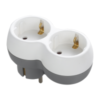 Adaptor 2x2P+Z alb/sur OR-AE-13238(GS)