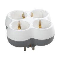 Adaptor 4x2P+Z alb/sur OR-AE-13240(GS)