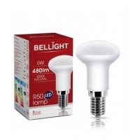 Лампа светодиодная R50 6W/4000K 480lm E14 BELLIGHT